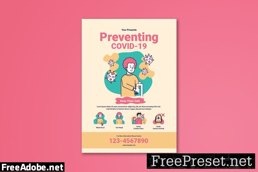 Preventing, Symptoms Covid19 & Wash Hand Technique D9LMUKM