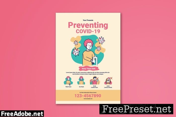 Preventing, Symptoms Covid19 & Wash Hand Technique D9LMUKM