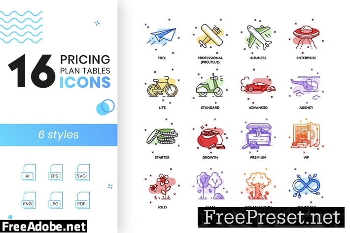 Pricing Plan Icons K5R7EBW