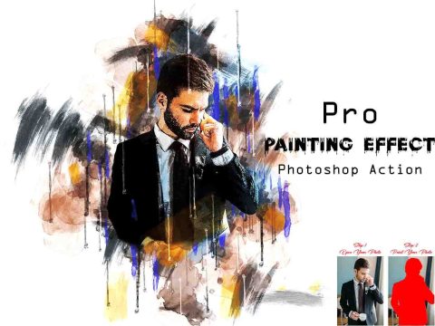 Pro Painting Effect Photoshop Action 14485324