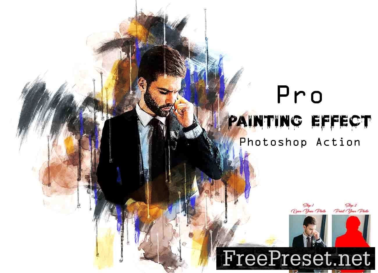 Pro Painting Effect Photoshop Action 14485324