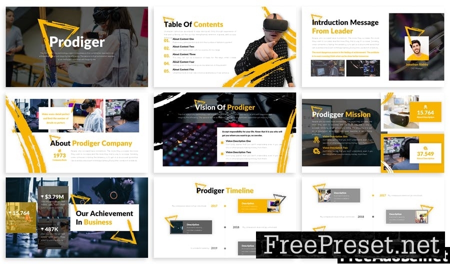 Prodiger - Business Template Prensentation