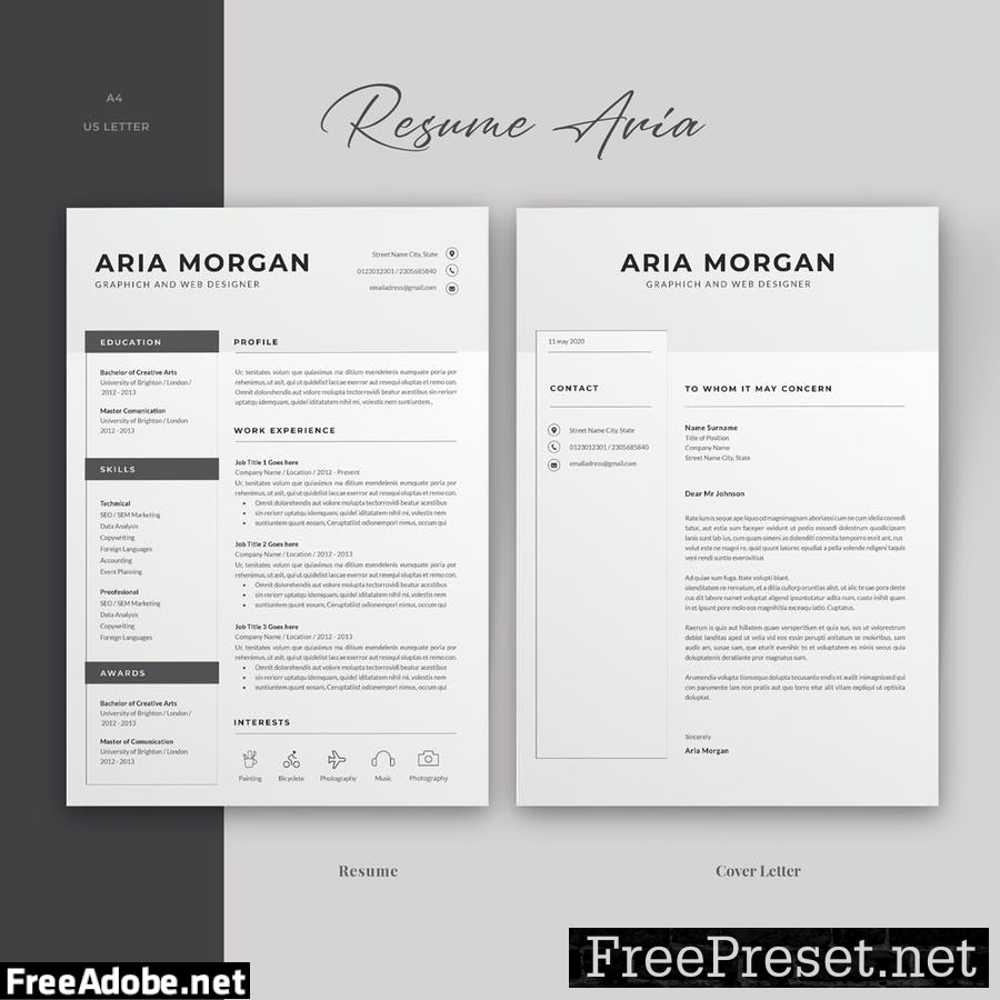 Professional Resume Template 79XDUV8