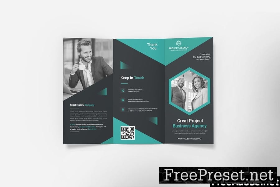 Project Agency – Trifold Brochure