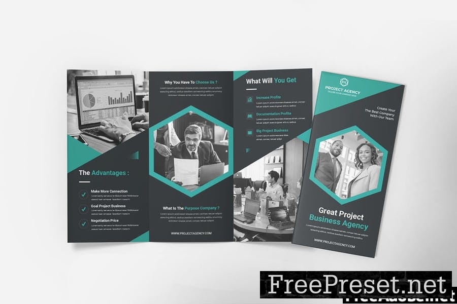 Project Agency – Trifold Brochure