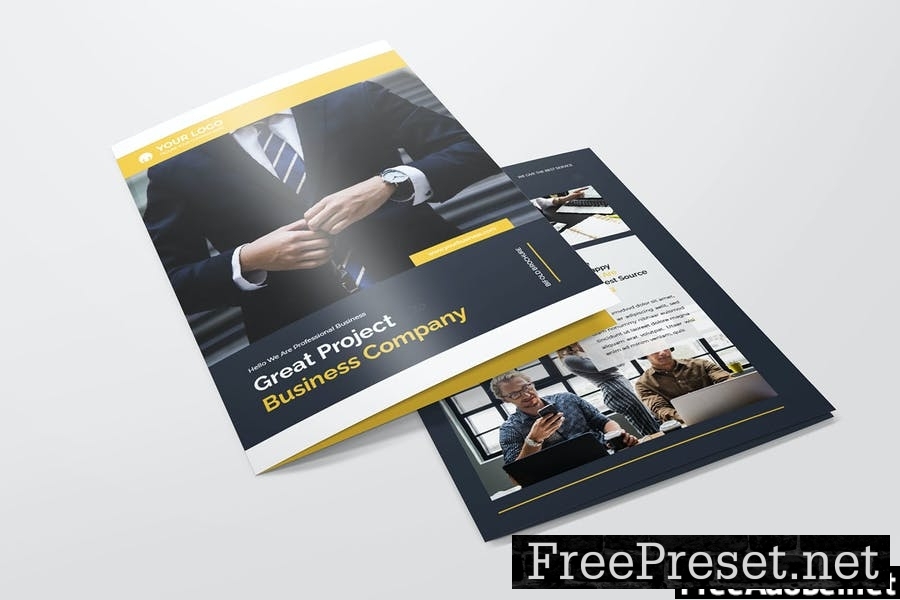 Project Business Bifold Brochure