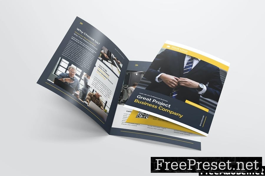 Project Business Bifold Brochure