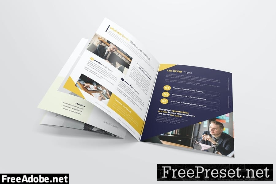 Project Business | Bifold Brochure ASFBE58