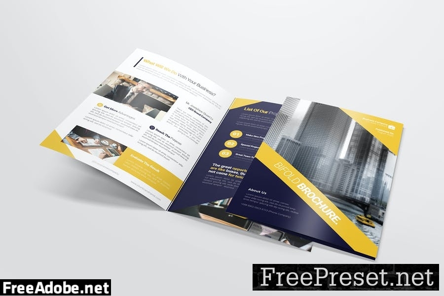 Project Business | Bifold Brochure ASFBE58