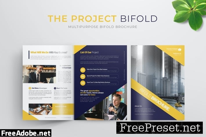 Project Business | Bifold Brochure ASFBE58