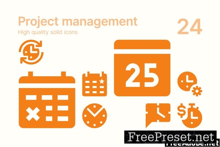 Project Management Icons VVU9M9G