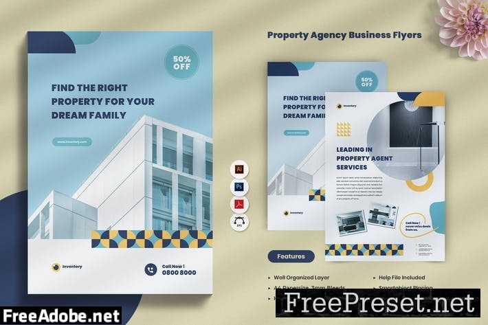 Property Agency Flyer W5G4EAZ