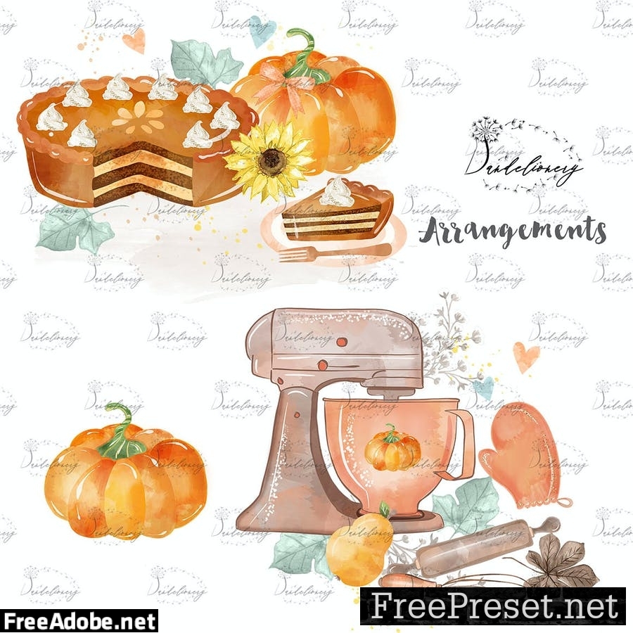 Pumpkin Pie cliparts