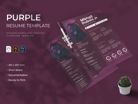 Purple - Resume HTFGZAZ