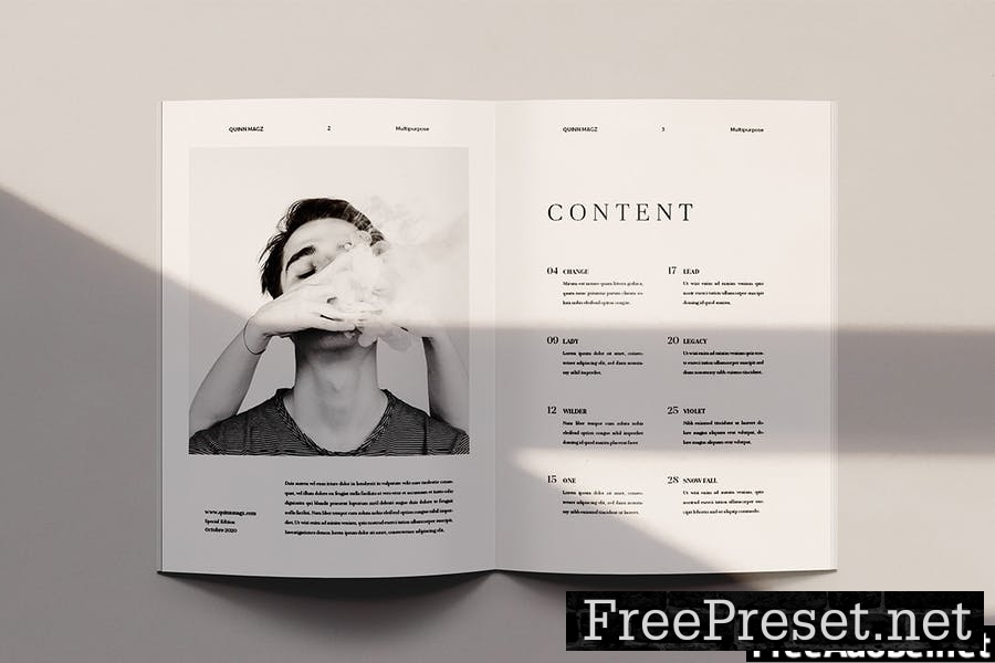 Quinn - Magazine Template