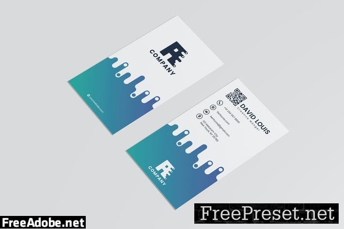 R Bussiness Name Card Template XNPYZXY