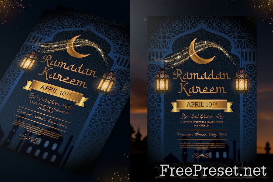 Ramadan Flyer 2D84MWF