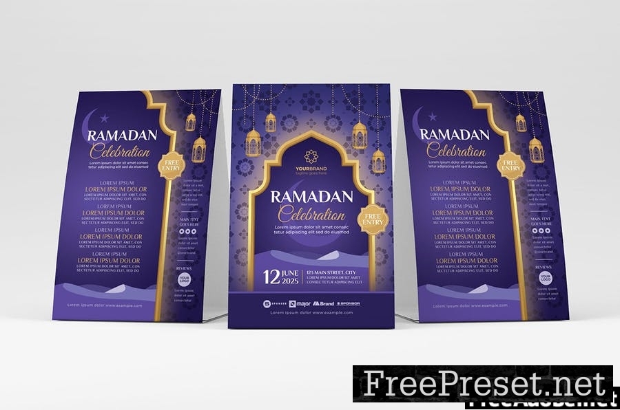 Ramadan Flyer/Table tent Template PCRUEQF