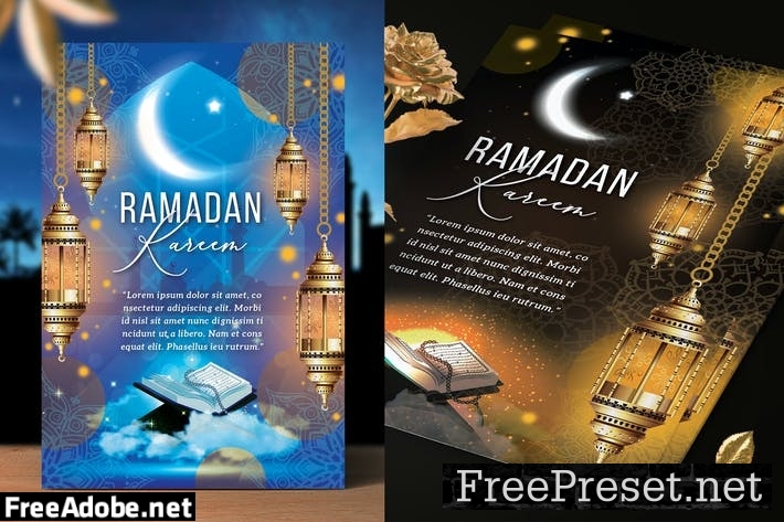 Ramadan Greeting Card 4PFKHMF