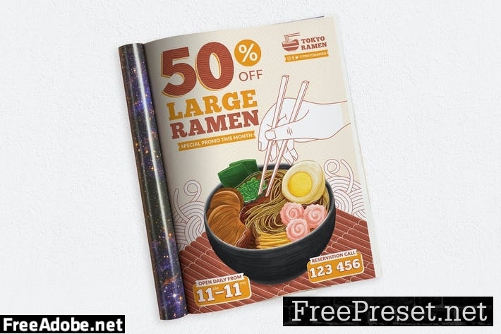 Ramen Ads Magazine GM4ZAD8