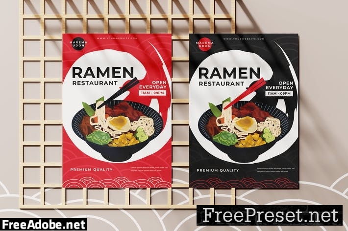 Ramen Flyer KZXQVMV