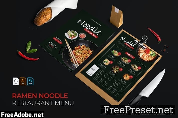 Ramen Noodle | Restaurant Menu ENQETKJ