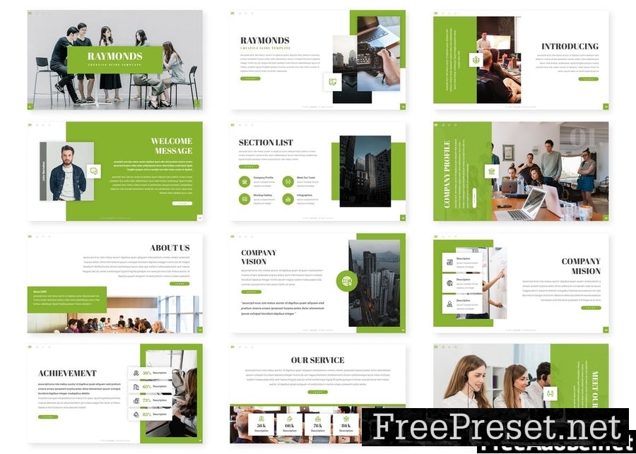 Raymonds - Presentation Template