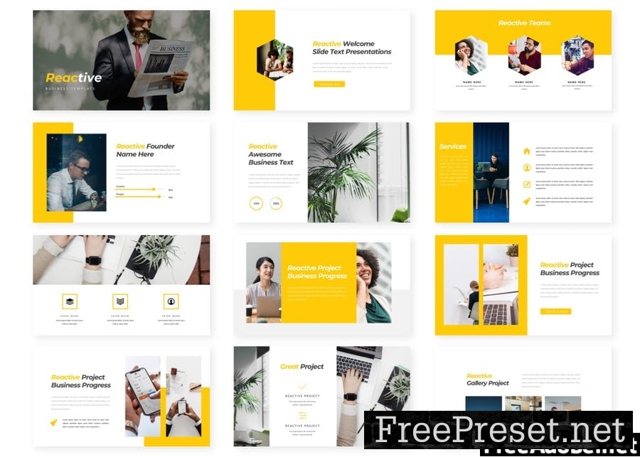 Reactive - Presentation Template