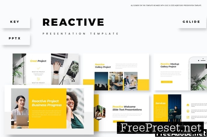 Reactive - Presentation Template Q4MRB59