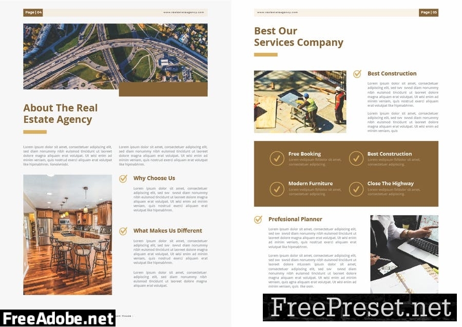 Real Estate Agency Brochure