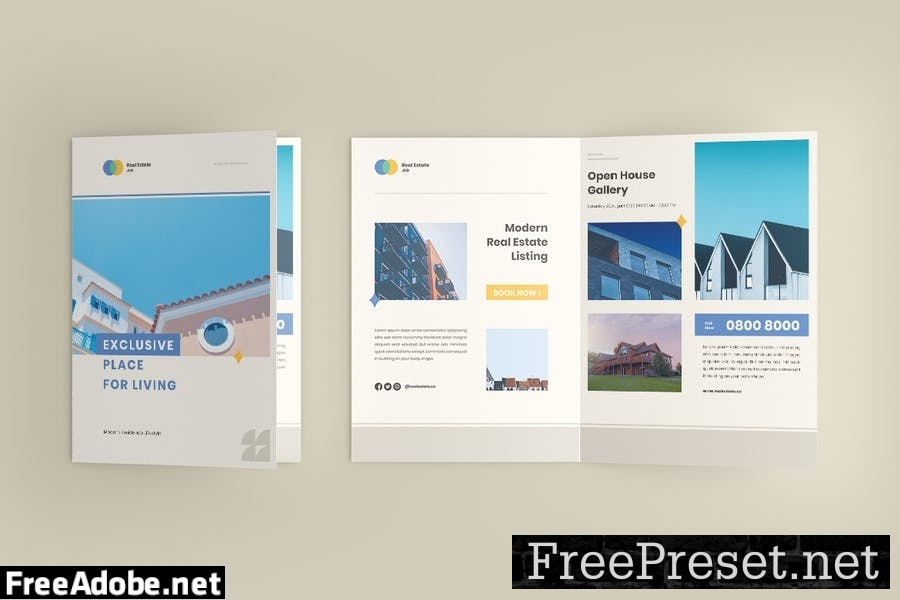 Real Estate Bi-Fold Brochure ZXNG2JE