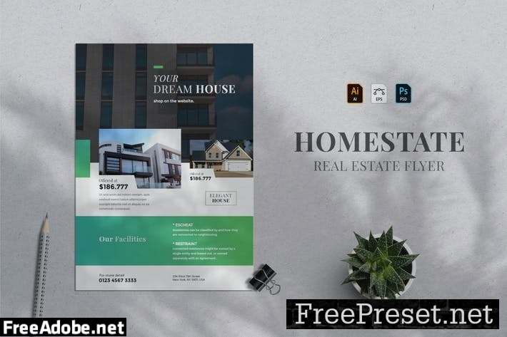 Real Estate Flyer 01 6R5NBJJ