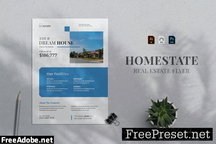 Real Estate Flyer 03 PR693Z6