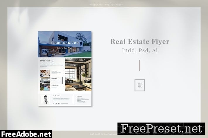 Real Estate Flyer 2UXAPKS