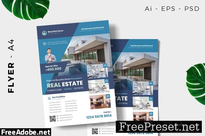 Real Estate Flyer Design BYW34RY