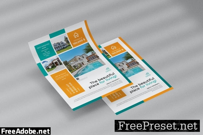 Real Estate Flyer Template JAJGMCB