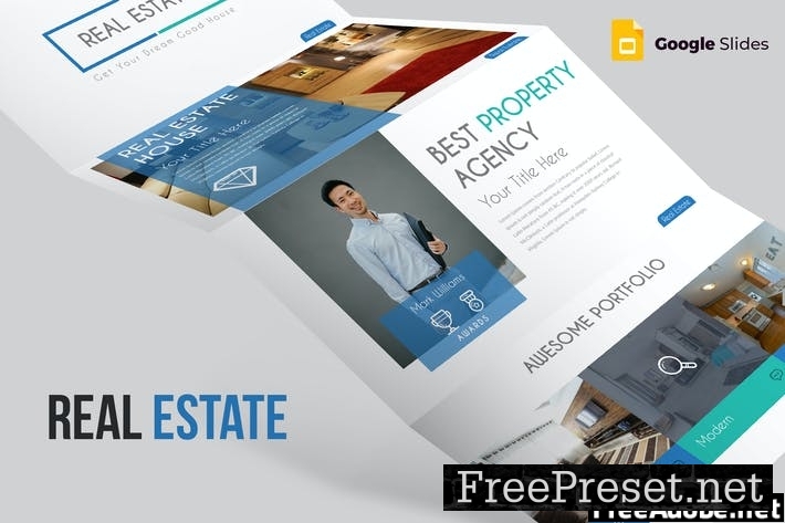 Real Estate Google Slides Template D83TAW