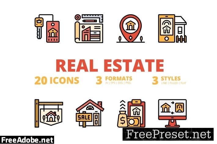 Real Estate icons packs K9Y72LL