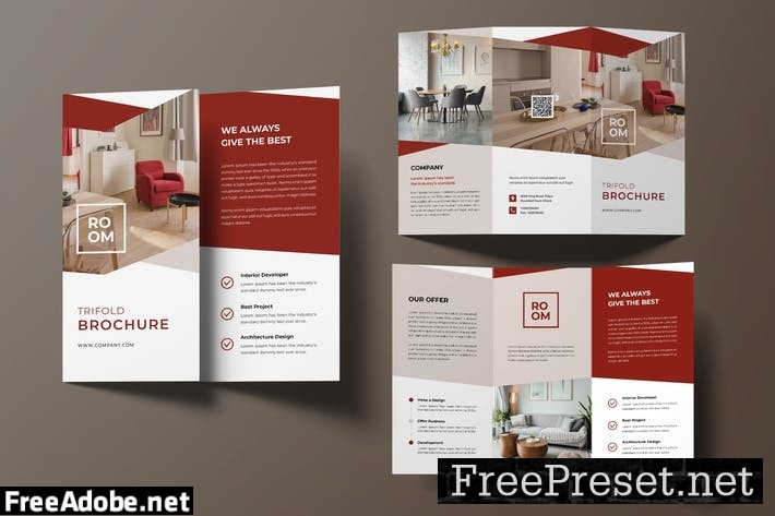 Real Estate Trifold Brochure 9WCN5R5