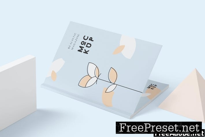 Realistic Magazine Mockups YSMXXGP