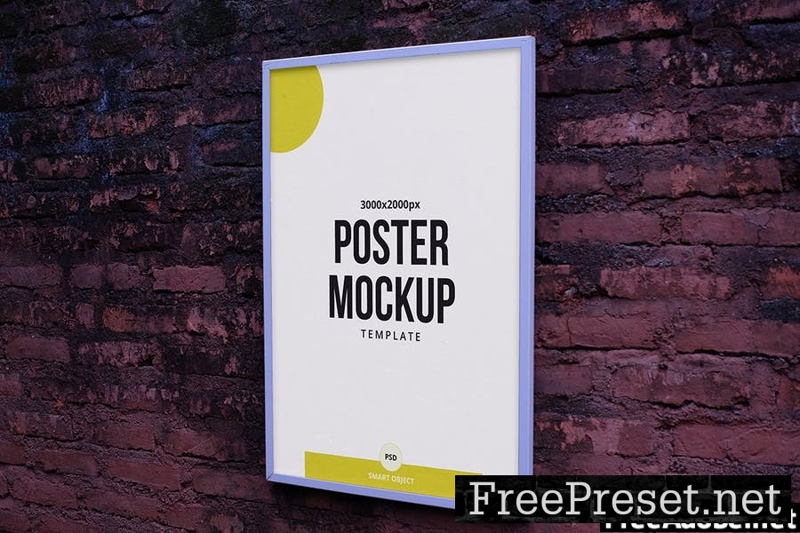 Realistic Poster Mockup