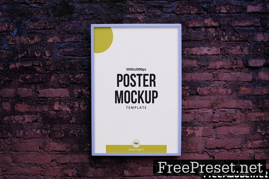 Realistic Poster Mockup