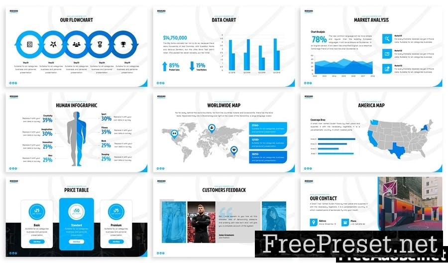 Rebound - Sport Google Slides Template