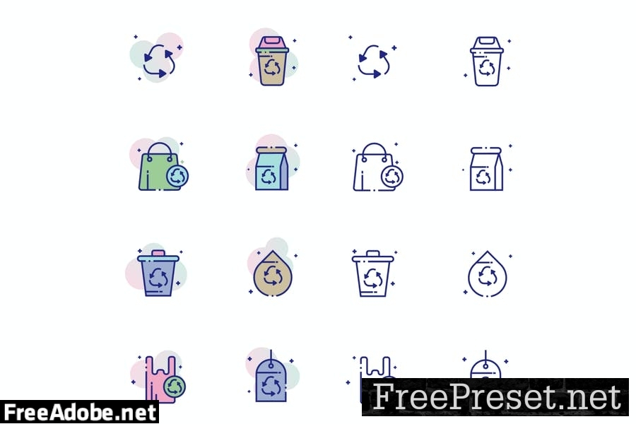 Recycling Icon Pack ADB65AG