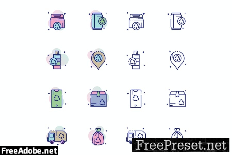 Recycling Icon Pack ADB65AG