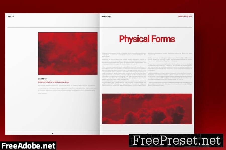 Red and Black Magazine Template KUE4H69