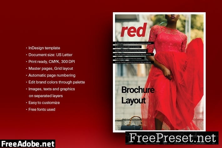 Red Brochure Template CHSVNBM