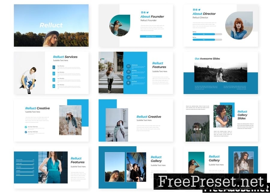 Relluct - Presentation Template