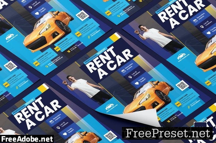 Rent a Car Flyer TF82S9L