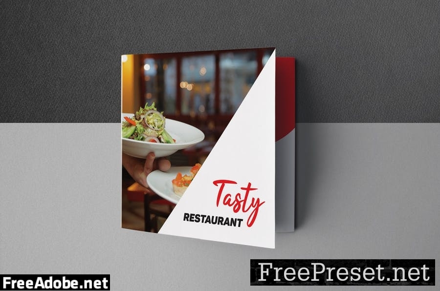 Restaurant Brochure Indesign EK88AZY